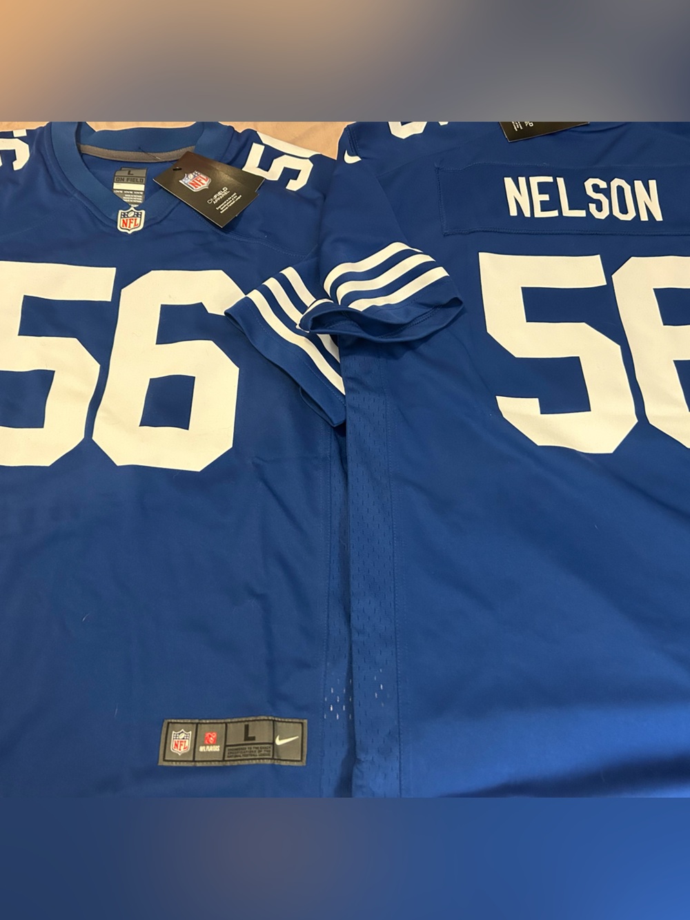 Nike INDIANAPOLIS COLTS QUENTIN NELSON Youth Game JERSEY L or XL New with tags
